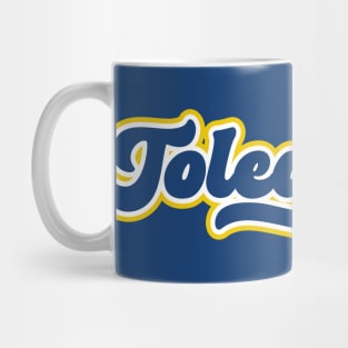 Retro Toledo Script Mug